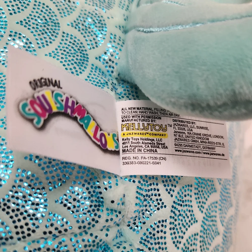 Squishmallow Ariel and Flounder Disney Squishmallows 10” and 4”